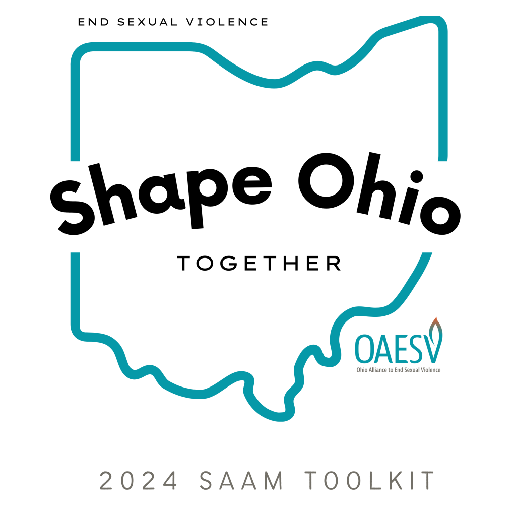 OAESV S 2024 Sexual Assault Awareness Month Toolkit Ohio Alliance To   2024 SAAM Toolkit Sticker 1024x1024 